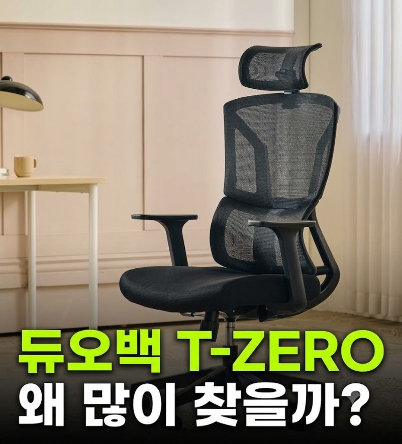 듀오백 T-ZERO 사무용 학생 메쉬 의자 최저가 저렴하게 사는 방법 알아보기