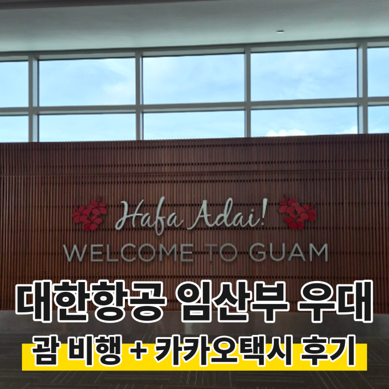 21주 임산부 괌 태교여행 | 대한항공 임산부 우대 탑승 후기 | 대한항공 괌 기내식 | 괌 공항 ....