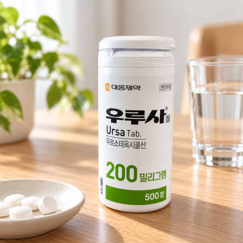 우루사효과 효능, 우루사100mg 200mg 차이 성분 복용법 부작용