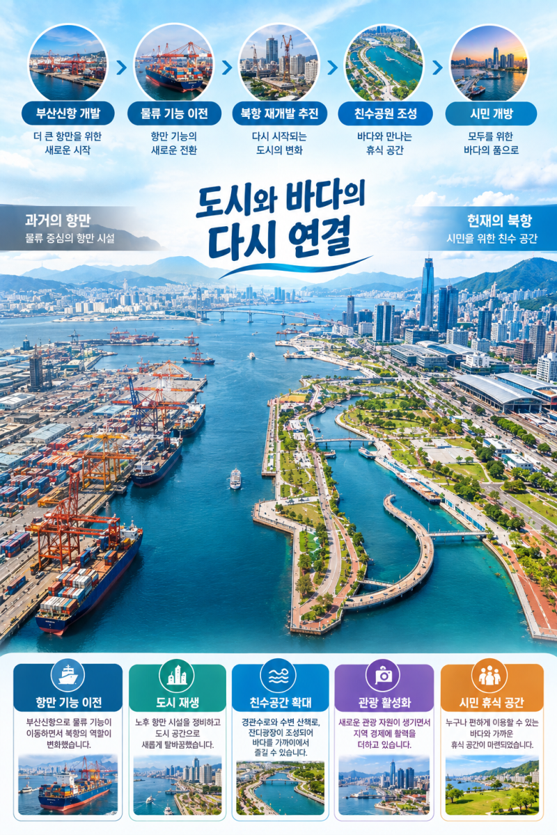 [지역정보] 부산신항 개발 이후 북항은 왜 재개발하게 됐을까요?