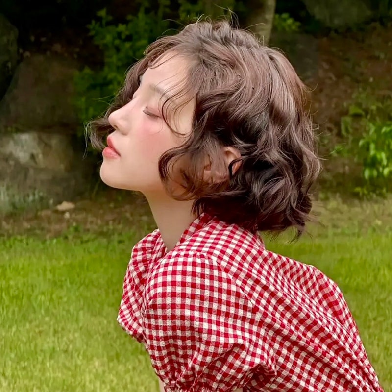 [헤어스타일] 아이들 우기 단발 모음 - 청춘영화 여주! 분위기 제대로 바뀐 레이어드 단발펌