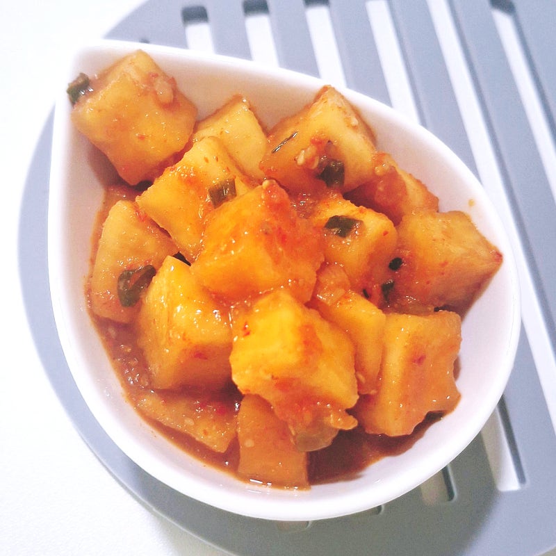 언니네 산지직송 염정아레시피, 사이다 깍두기 만들기