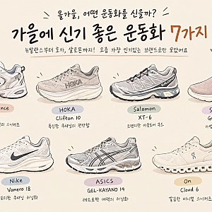 2026 가을에 신기 좋은 운동화 내맘대로 추천기 | 뉴발란스부터 호카, 살로몬, 아식스까지