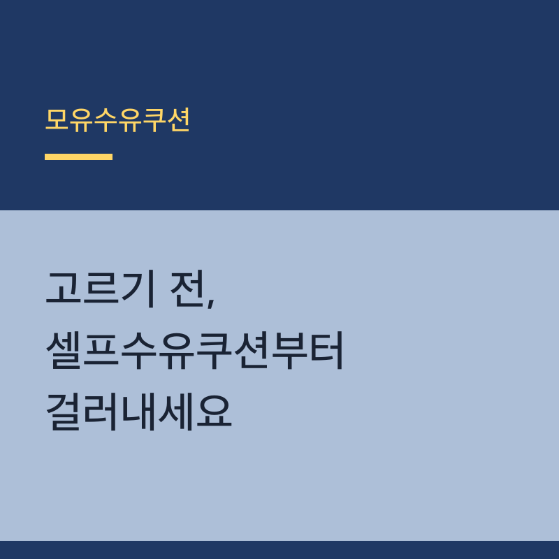 모유수유쿠션 고르기 전, 셀프수유쿠션부터 걸러내세요