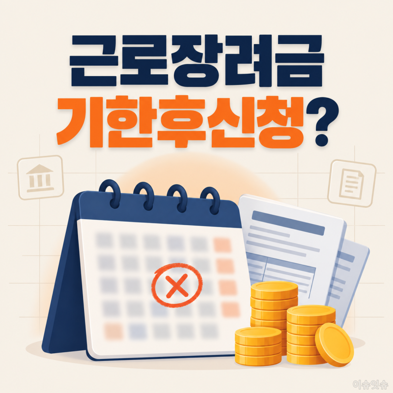근로장려금 신청기간 놓쳤다면 기한후신청 방법과 일정