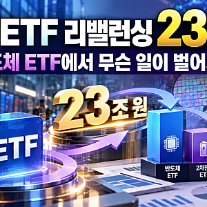 10월 ETF 리밸런싱 23조 원｜반도체 ETF에서 무슨 일이 벌어지나