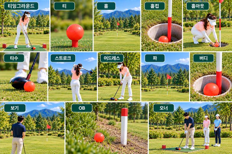 ⛳ 파크골프 "용어와 경기 방법" 알아두면 좋은 기본 상식