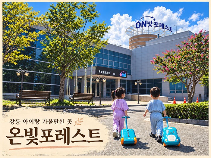 [정보공유] 강릉 아이랑 가볼만한 곳 온빛포레스트｜36개월 미만 무료·모래놀이