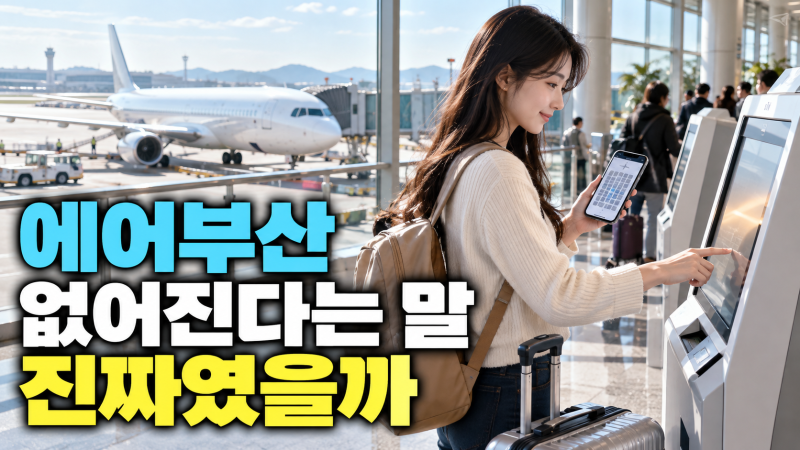 에어부산 합병 소식에 체크인·좌석지정 방법까지 한눈에 총정리