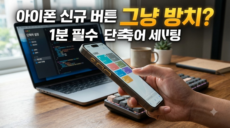 "비싼 버튼 그냥 썩히실 건가요?" 아이폰 18 프로 동작 버튼 & 카메라 컨트롤 필수 세팅: 무음 ....