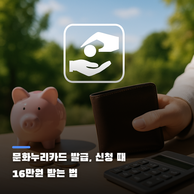 문화누리카드 발급, 신청 때 흔히 놓치는 점들｜16만원 받는 법