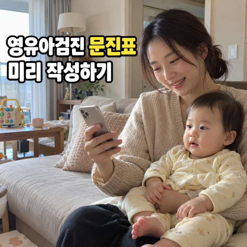 영유아검진 문진표 작성 방법, 3차 검진 전 미리 해두세요 (등록번호)