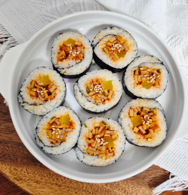 매운어묵김밥 레시피 간단한 매운 김밥 만들기