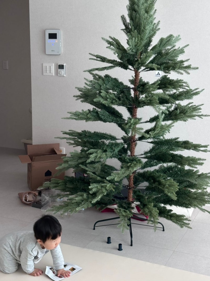 까사무띠 크리스마스트리 180cm 풀세트 구매후기