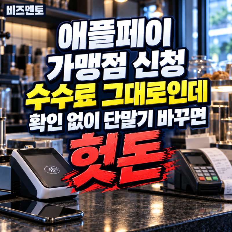 애플페이 가맹점 신청, 수수료 그대로인데 확인 없이 단말기 바꾸면 헛돈