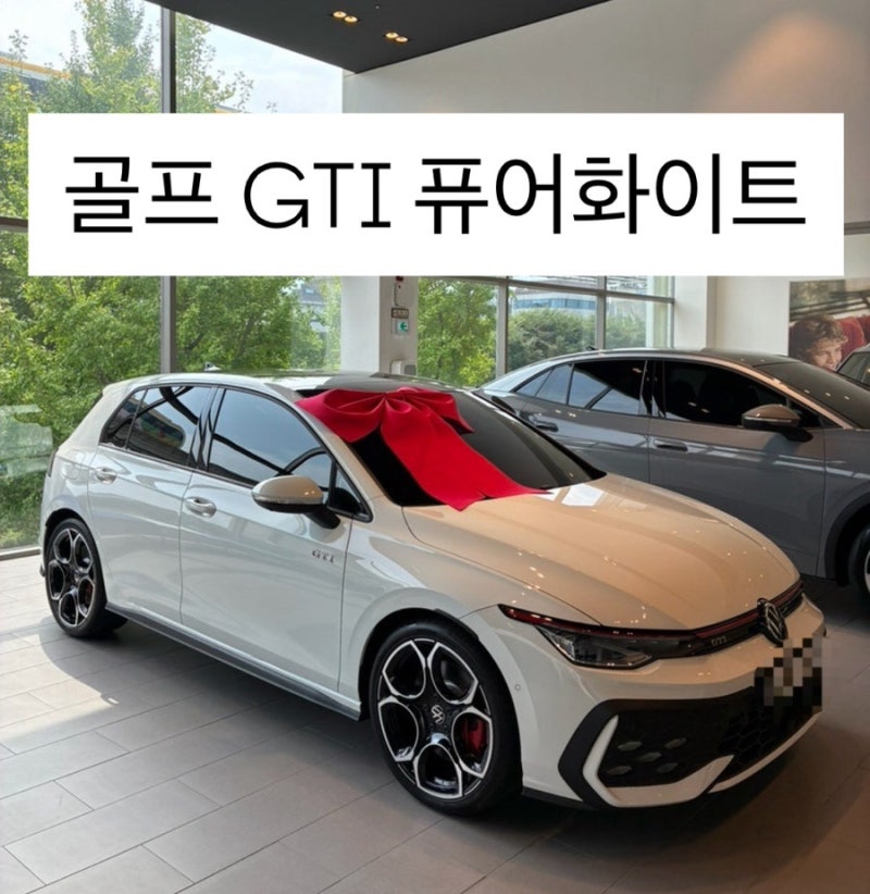 폭스바겐 골프 GTI 할인받고 10년전 가격에 사자! feat.화이트 출고기