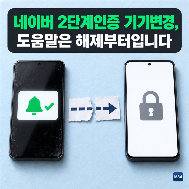 네이버 2단계인증 기기변경, 변경 메뉴를 찾고 있었다면 도움말은 해제부터입니다 — 옛 폰....