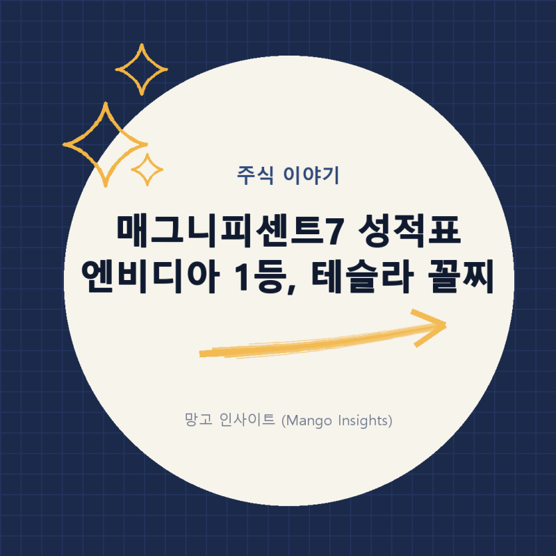 매그니피센트7 주가 성적표, 엔비디아 1등·테슬라 꼴찌 이유
