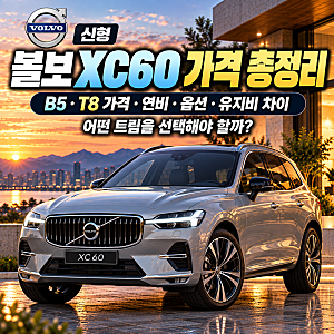 볼보 XC60 가격 총정리｜B5·T8 가격·연비·옵션·유지비 차이