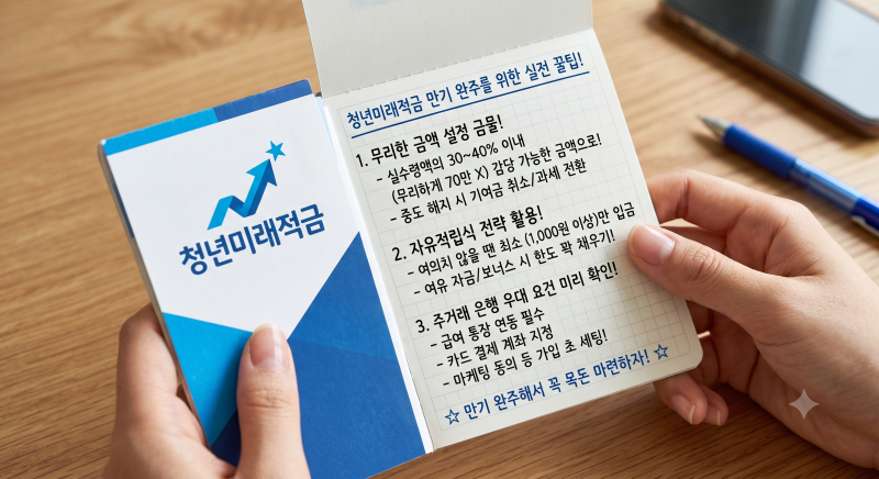 청년미래적금 만기 수령액 계산: 매달 납입 시 정부지원금과 이자 혜택 얼마일까?