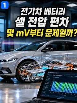 전기차 배터리 셀 전압 편차란? 몇 mV부터 문제인지 숫자만 보면 안 되는 이유