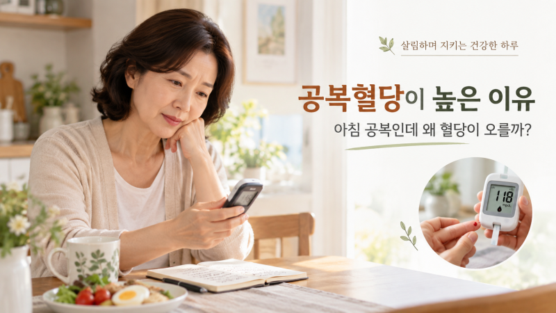 공복혈당이 높은 이유, 새벽현상과 인슐린 저항성은 어떻게 다를까?