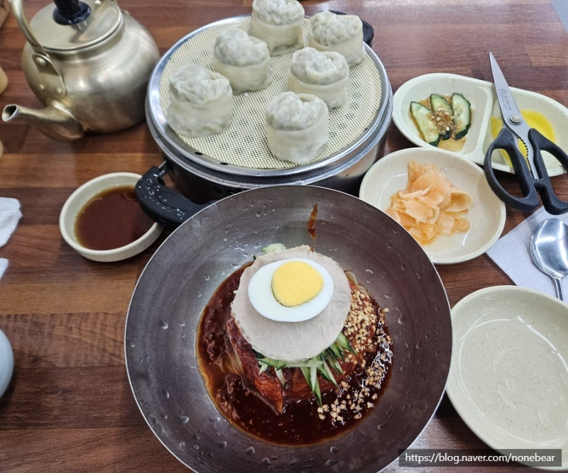 비빔밀면이랑 왕만두가 맛있던 초량밀면ㅣ부산역 근처 밀면 맛집ㅣ주말 점심 웨이팅