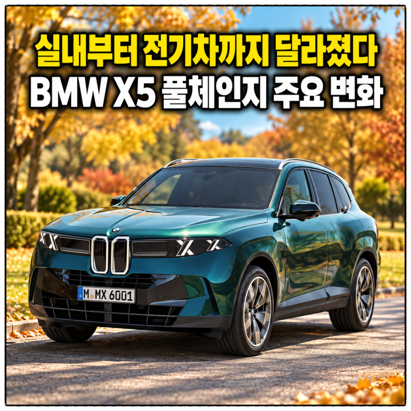“실내부터 전기차까지 달라졌다” BMW X5 풀체인지 주요 변화