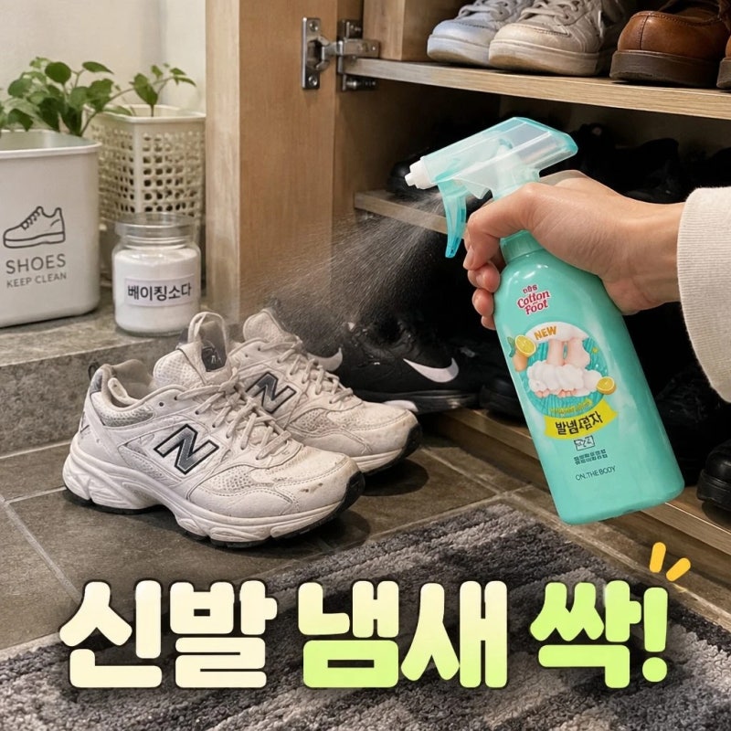 발장 냄새 제거하는 법, 신발 곰팡이 생겼을 때
