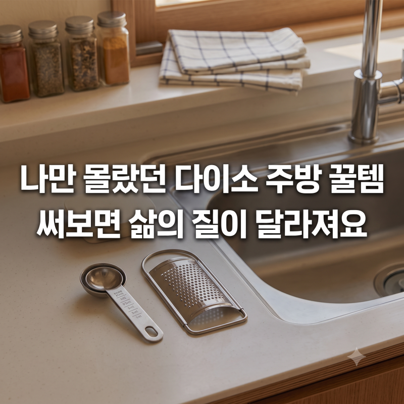 써본 사람만 아는 '다이소 주방용품 추천', 설거지거리 확 줄어요