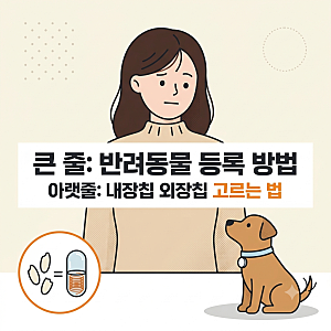반려동물 등록 비용 수수료 1만원·3천원에 칩 값 따로, 반려동물 등록 조회까지