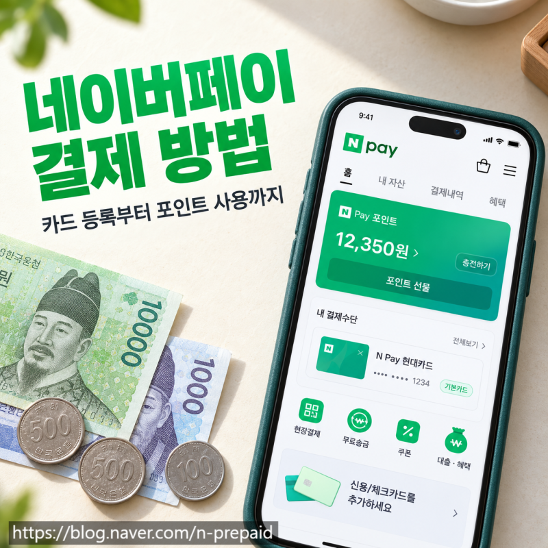 네이버 페이 결제 방법, 카드 등록부터 포인트 차감 사용까지 한 번에