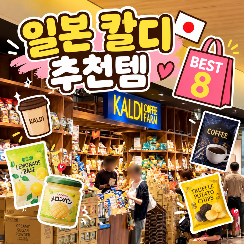 일본 칼디 가면 뭐 사지? 추천템 BEST8｜커피부터 소스·과자까지
