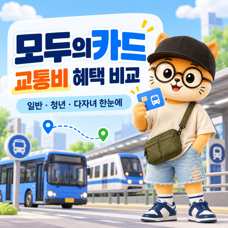 2026 모두의카드 교통비 혜택 비교, 10월부터 얼마나 환급될까