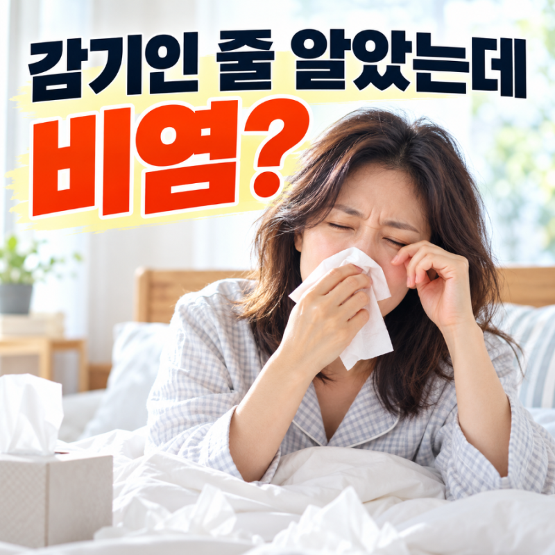 아침마다 재채기 10번, 감기일까? 알레르기 비염 구별은 여기서 됩니다