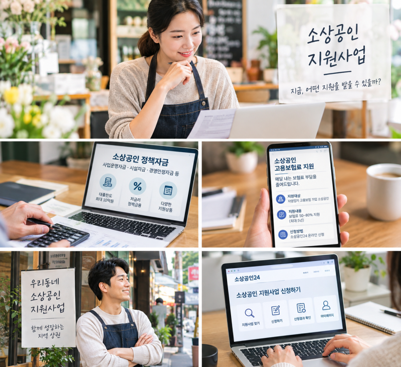 2026 소상공인(우리동네,지역상권) 지원금 10월 신청 가능한 사업 총정리