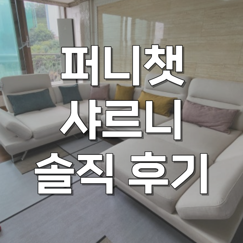 퍼니챗 소파 샤르니 5인용 코너형 가성비 스윙쇼파 사용후기