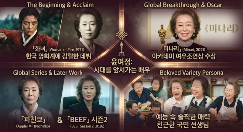 윤여정 프로필 총정리｜화녀·미나리·파친코·BEEF