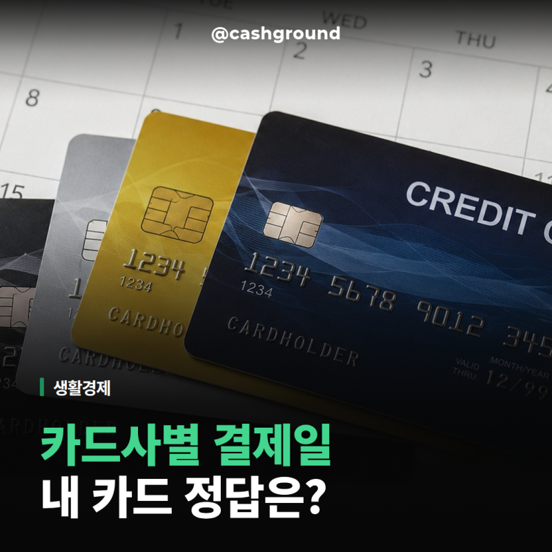 신용카드 결제일 12일·13일·14일 "내 카드는 며칠이 정답?"