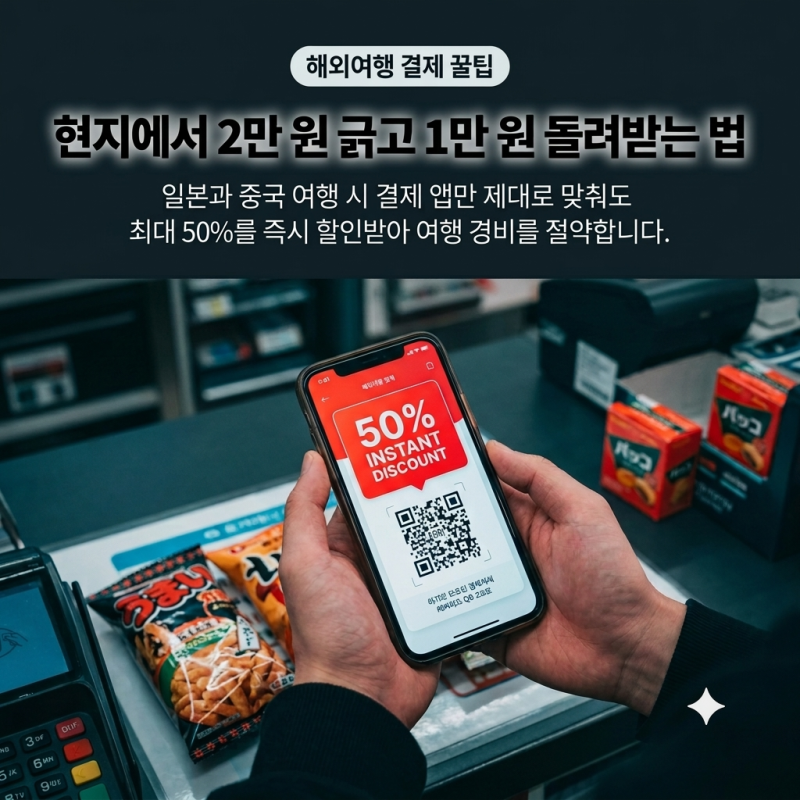 일본·중국 여행 카카오페이 50% 할인 총정리｜네이버페이·토스 해외결제 혜택 비교