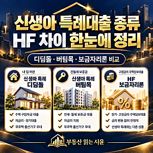 신생아 특례대출 종류 총정리ⅠHF보금자리론과 차이는?