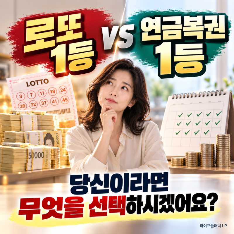 원주 로또 1등 VS 연금복권 1등 당신이라면 무엇을 선택하시겠어요?