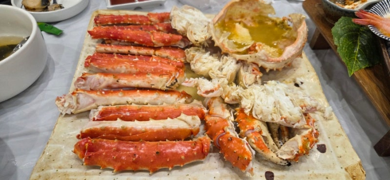 강릉 강문해변, 세인트존스호텔 근처 킹크랩 맛집 수율 좋은 솔향대게(2인가격정보)