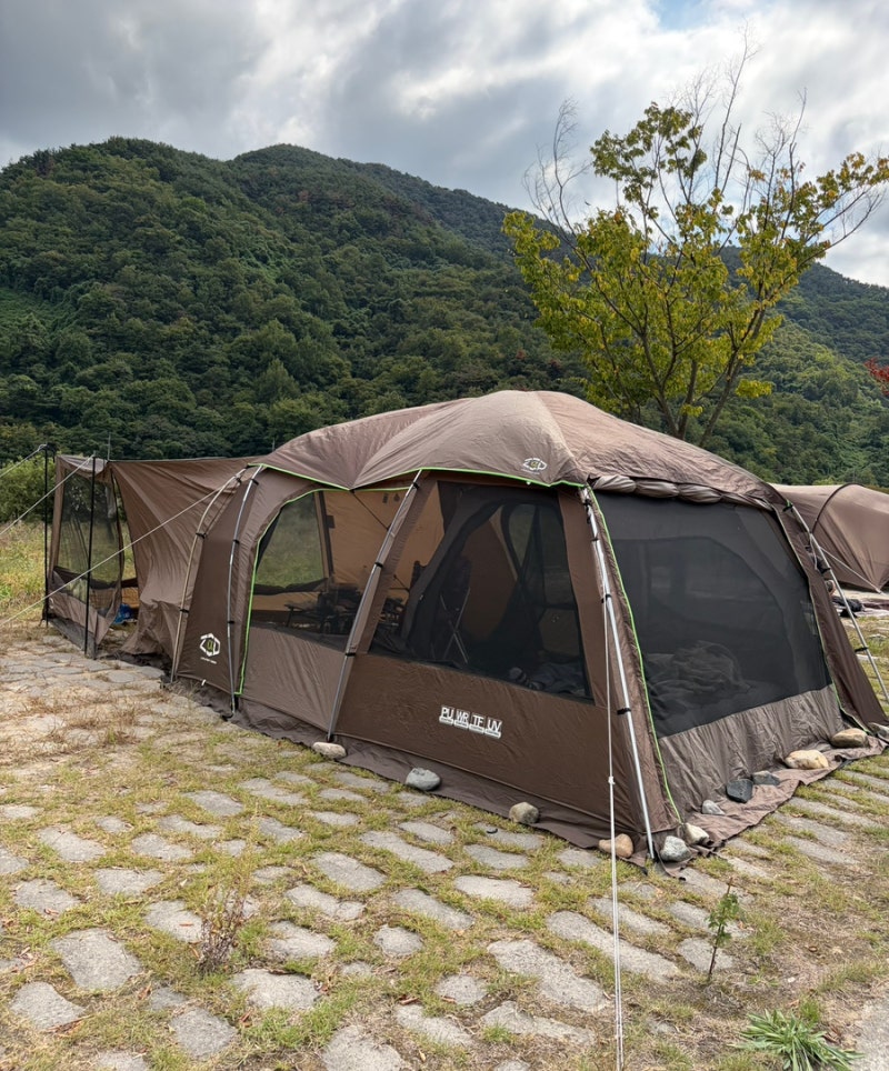 [경남 밀양 산외체육공원] 취사 가능한 무료 노지 캠핑장 후기