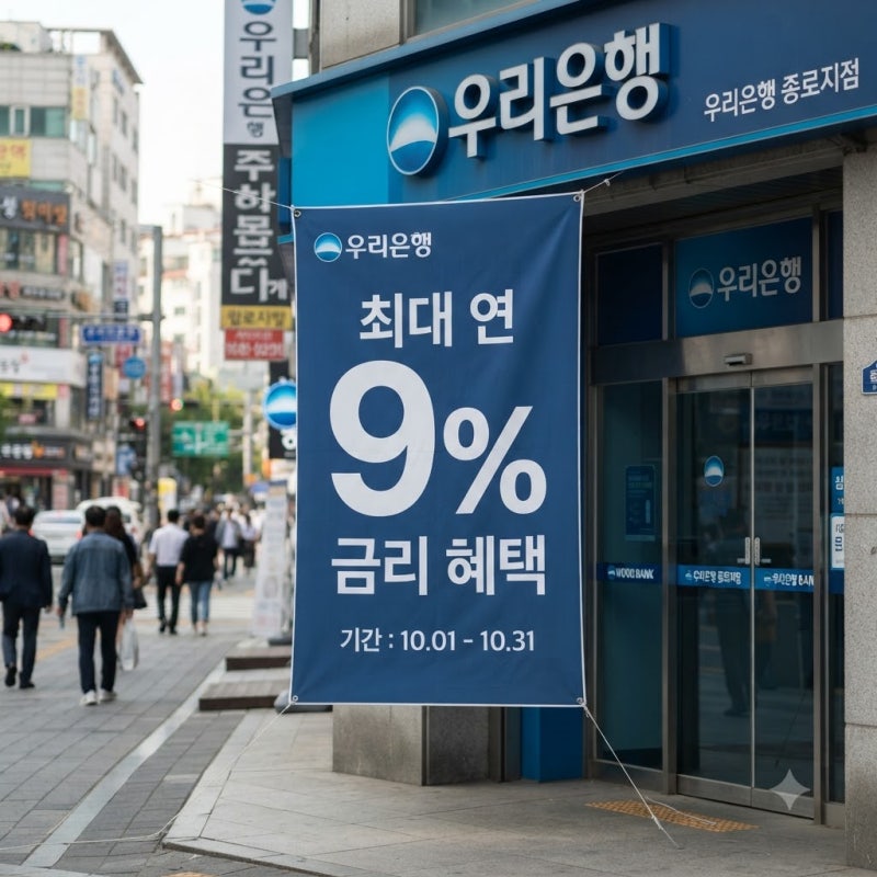 금리가 9%라고? 우리은행 다함께 적금2 가입 전에 꼭 확인하세요