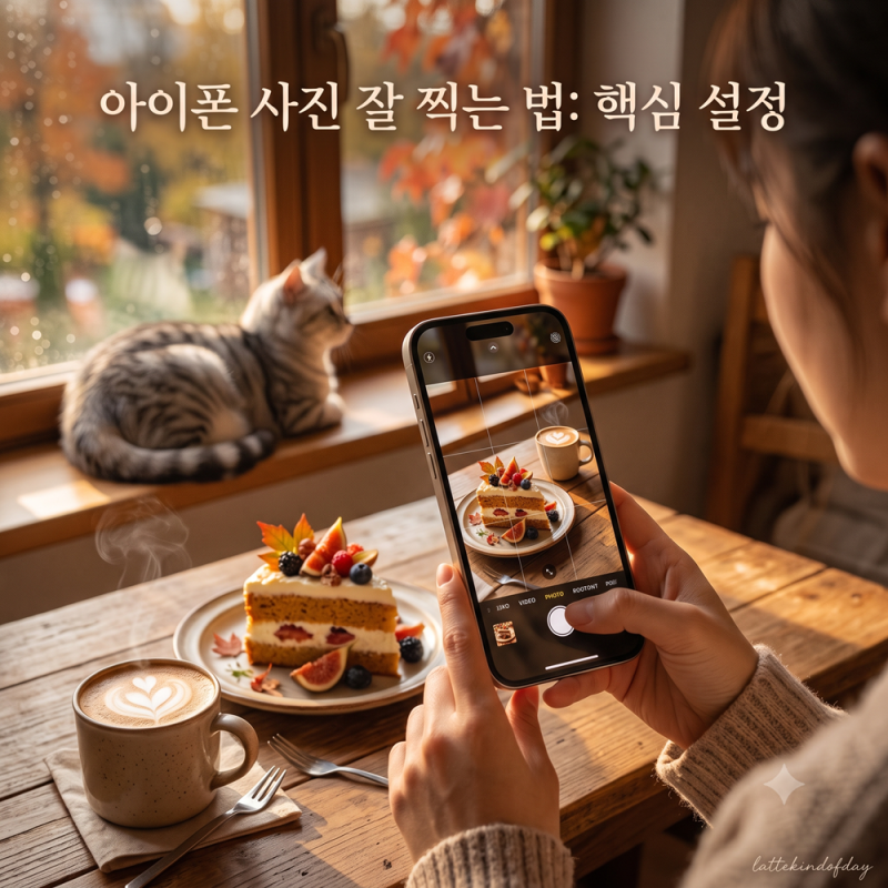 아이폰 사진 잘 찍는 법: 핵심 설정