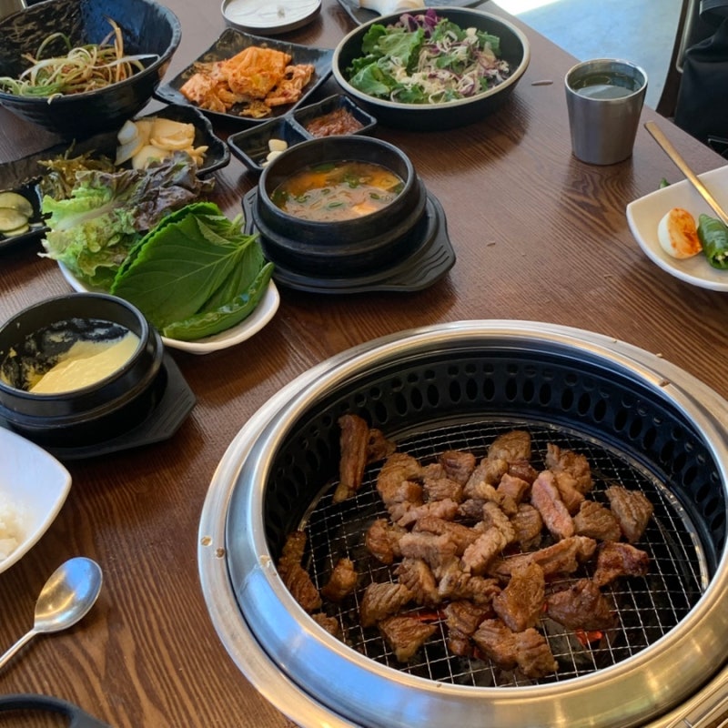 [시흥/물왕저수지 맛집] 초벌구이라 편리하고 쾌적한 '대청갈비' 가족 외식 후기