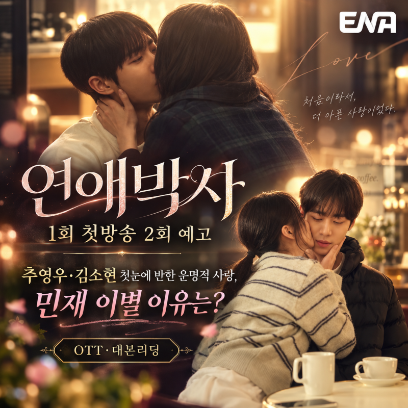 연애박사 1회 첫방송 2회 예고｜추영우·김소현 첫눈에 반한 운명적 사랑, 민재 이별 이유는? ....