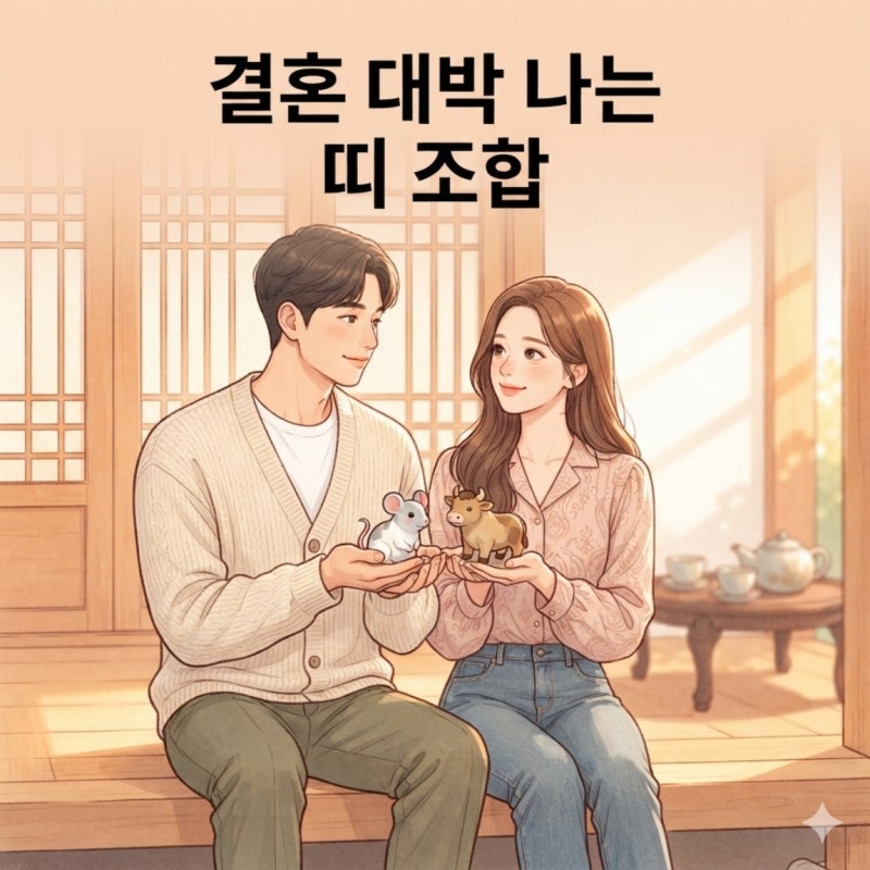 띠별 궁합 12지신 상생 상극, 결혼 대박 나는 조합 따로 있다