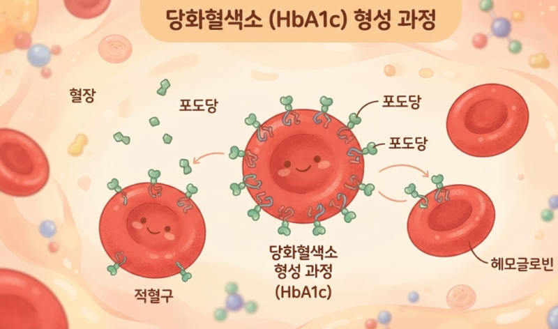 공복혈당은 정상인데 당화혈색소가 높은 이유, 같은 날 검사했는데 왜 “결과가 다를까요?”